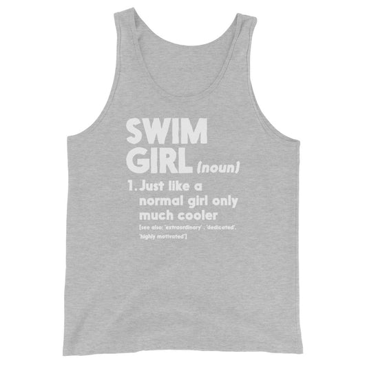 Swim Girl Tank Top Normal Only Cooler Definition - TrendySwimmer