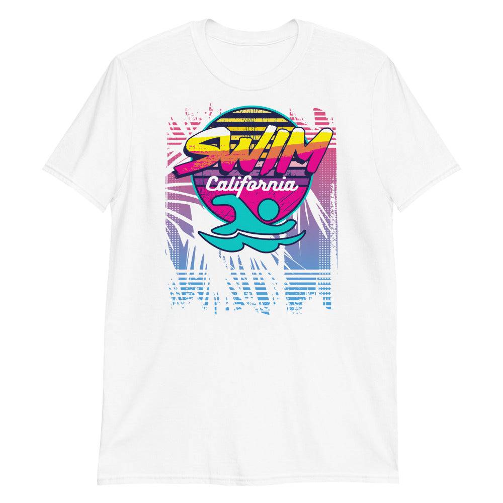 Retro Swim California 80s Unisex T-Shirt - TrendySwimmer