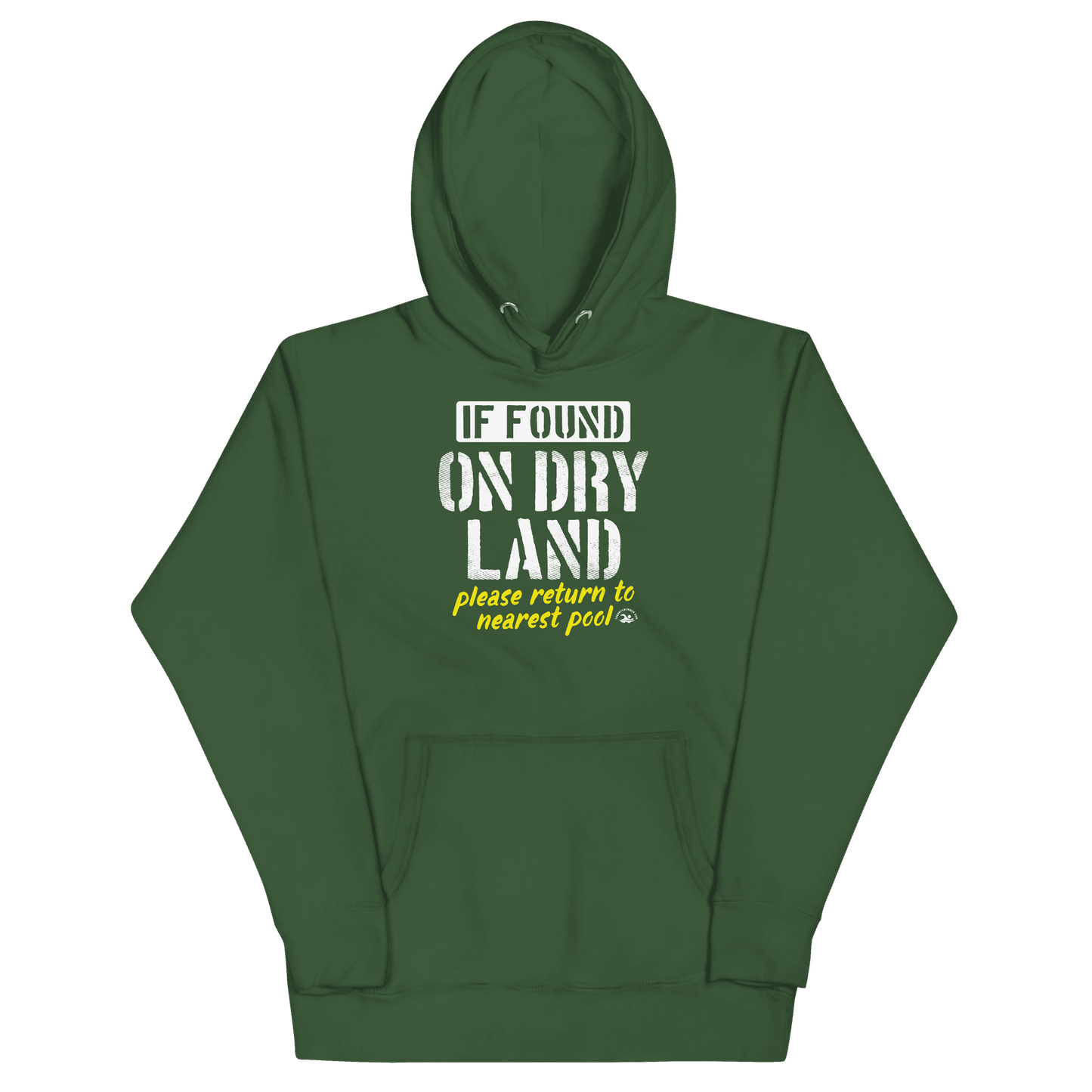 Premium Swimmer Unisex Hoodie - If Found Funny On Dry Land - TrendySwimmer