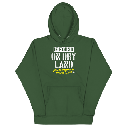 Premium Swimmer Unisex Hoodie - If Found Funny On Dry Land - TrendySwimmer