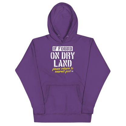 Premium Swimmer Unisex Hoodie - If Found Funny On Dry Land - TrendySwimmer