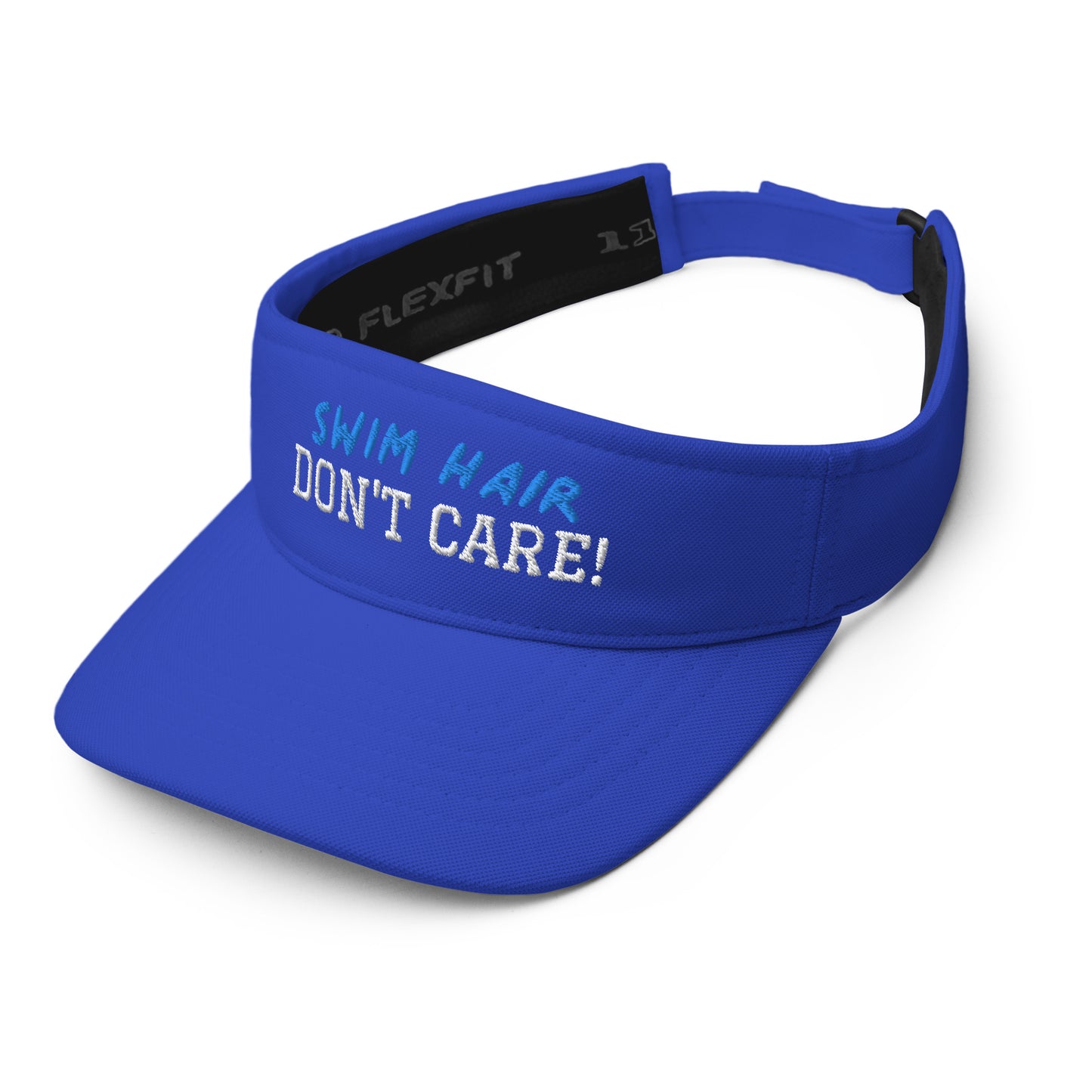Swim Hair Don't Care Visor - TrendySwimmer