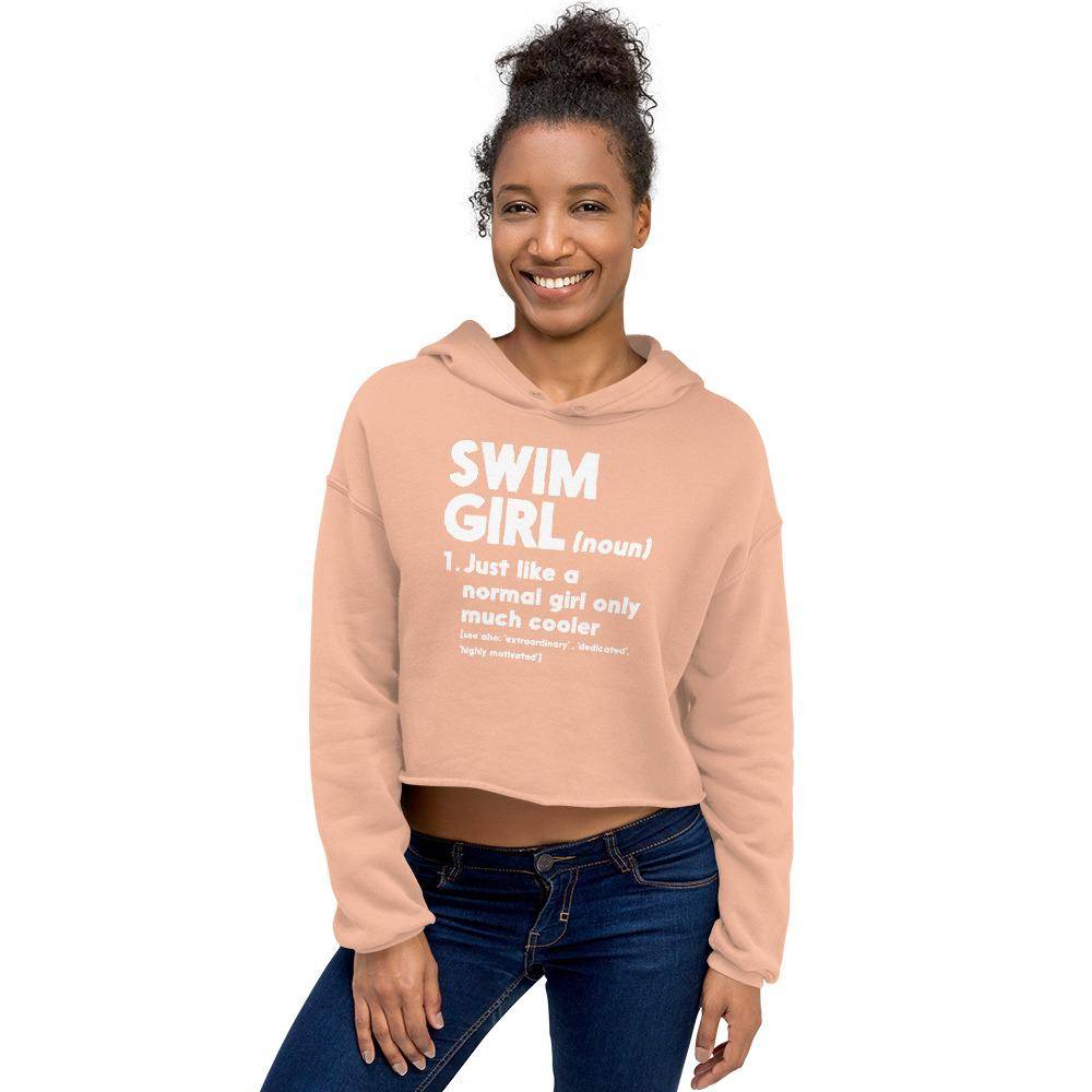 Swim Girl Crop Top Hoodie - TrendySwimmer