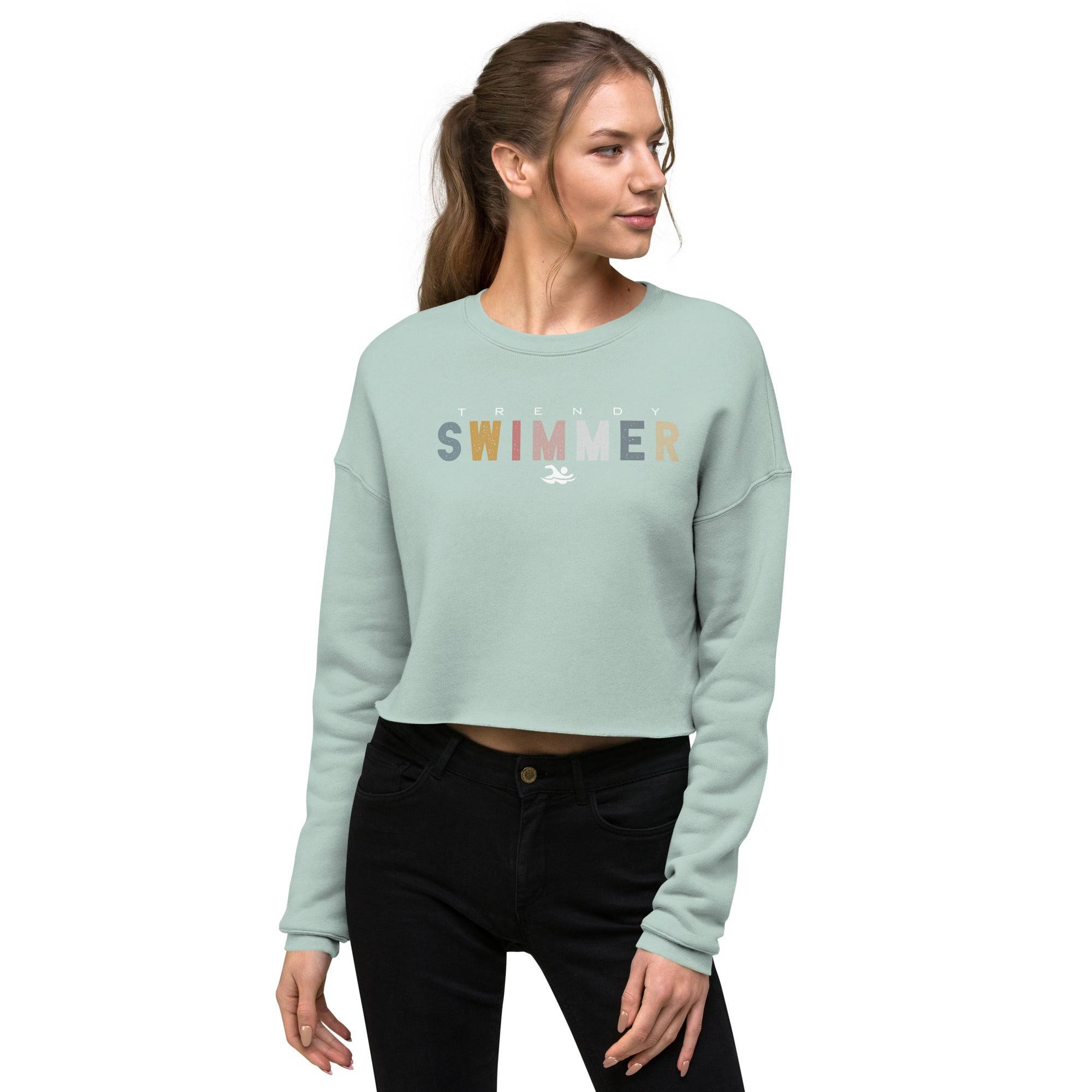 Swim Girl Crop Top Hoodie – TrendySwimmer