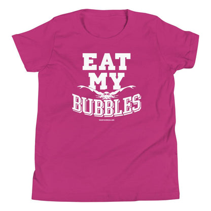 Eat My Bubbles Youth T-Shirt T-Shirt TrendySwimmer Berry S 