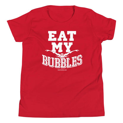 Eat My Bubbles Youth T-Shirt T-Shirt TrendySwimmer Red S 