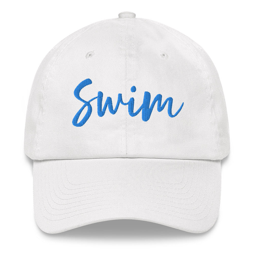 Swim Script Dad Hat - TrendySwimmer