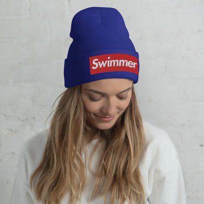 Swimmers Cuffed Beanie - TrendySwimmer