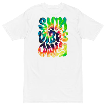 Swim Vibes Only Mens Premium Heavyweight T Shirt - TrendySwimmer