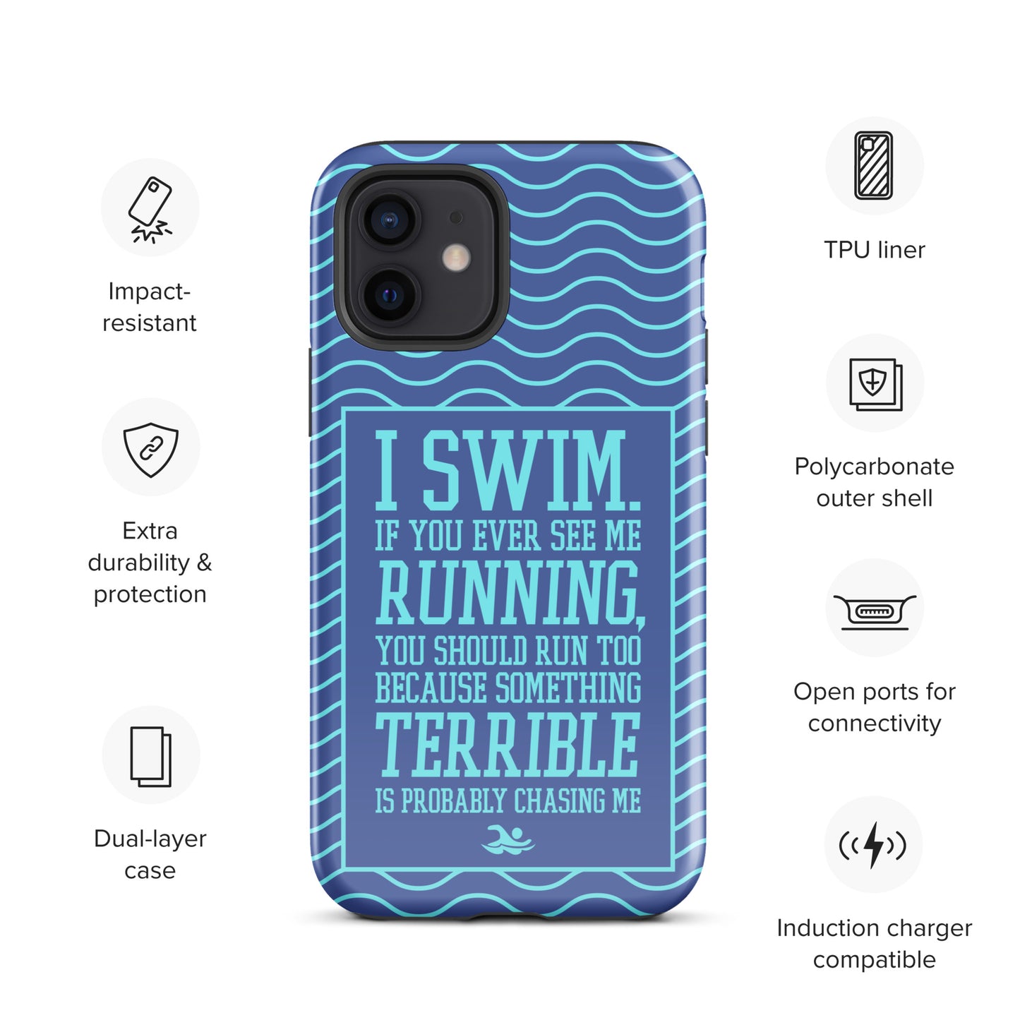 Swimmers Tough Case for iPhone® - TrendySwimmer