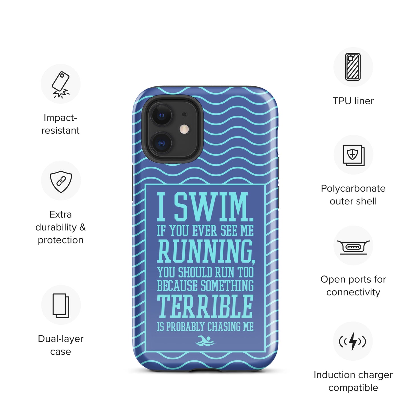 Swimmers Tough Case for iPhone® - TrendySwimmer