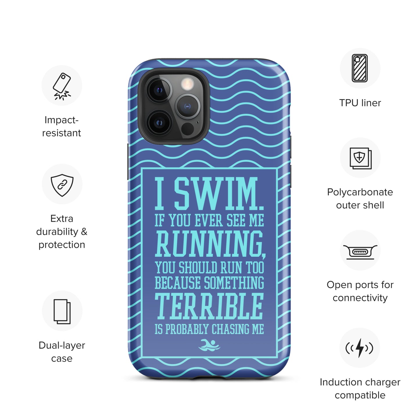 Swimmers Tough Case for iPhone® - TrendySwimmer