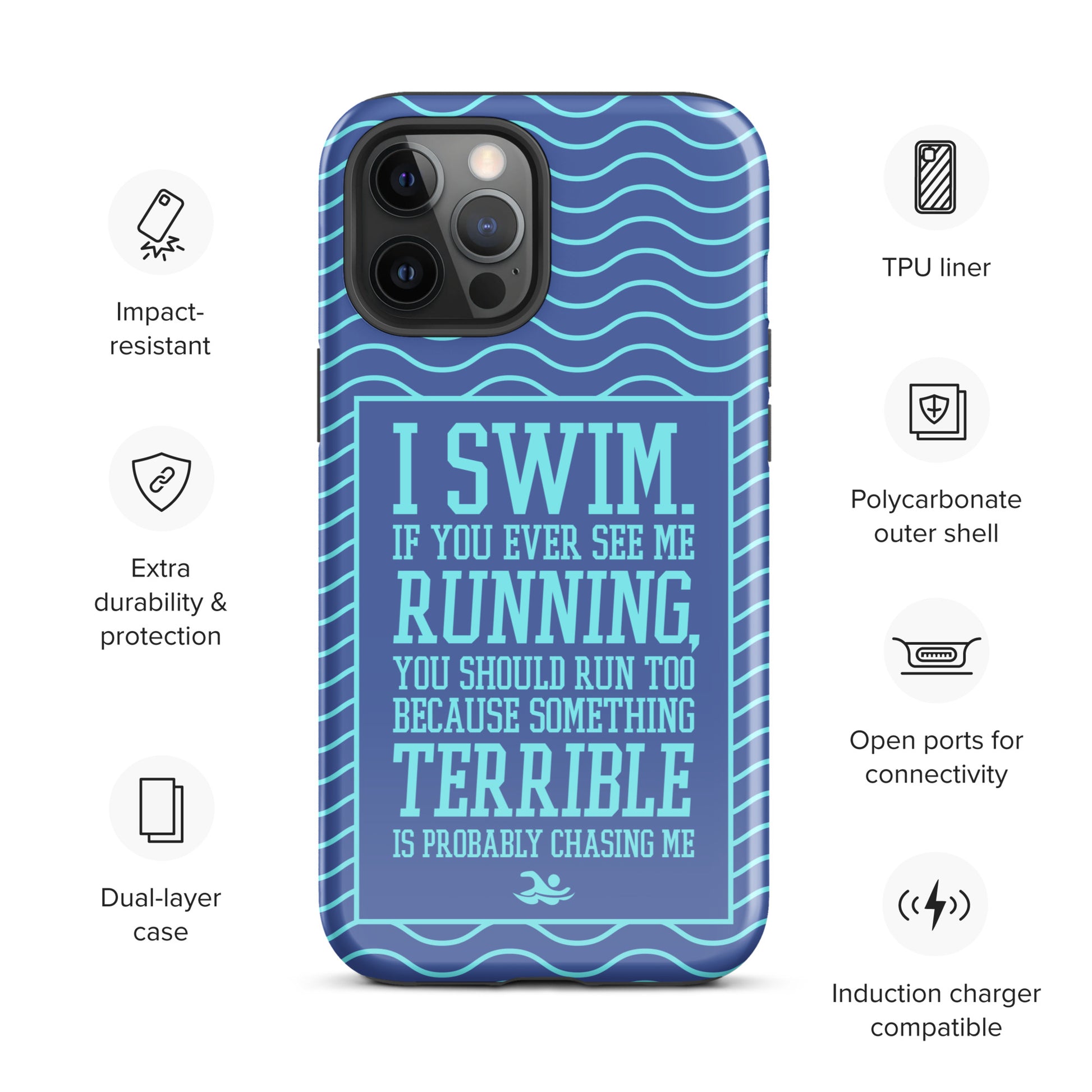 Swimmers Tough Case for iPhone® - TrendySwimmer