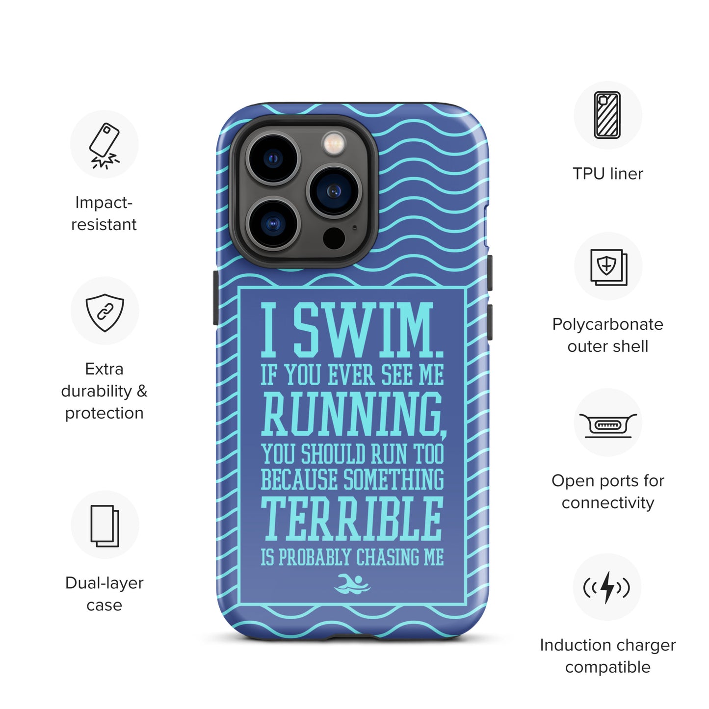 Swimmers Tough Case for iPhone® - TrendySwimmer