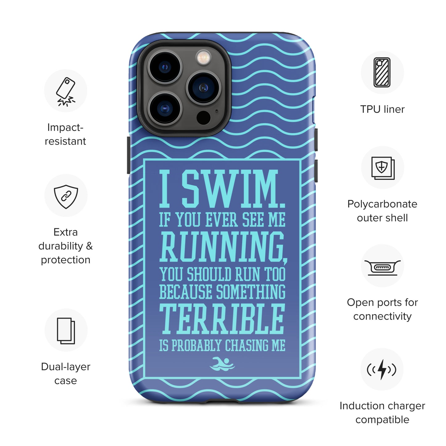 Swimmers Tough Case for iPhone® - TrendySwimmer