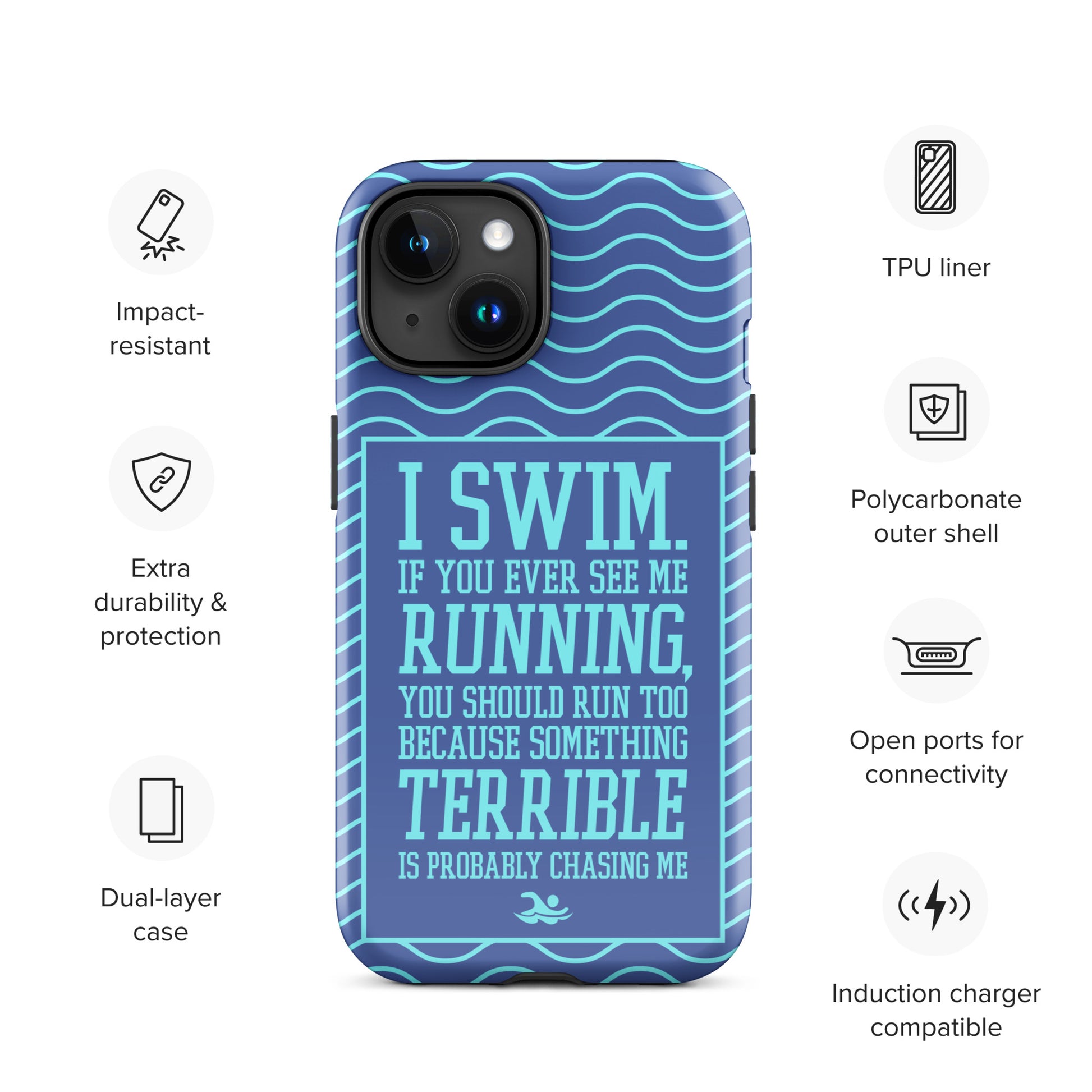 Swimmers Tough Case for iPhone® - TrendySwimmer