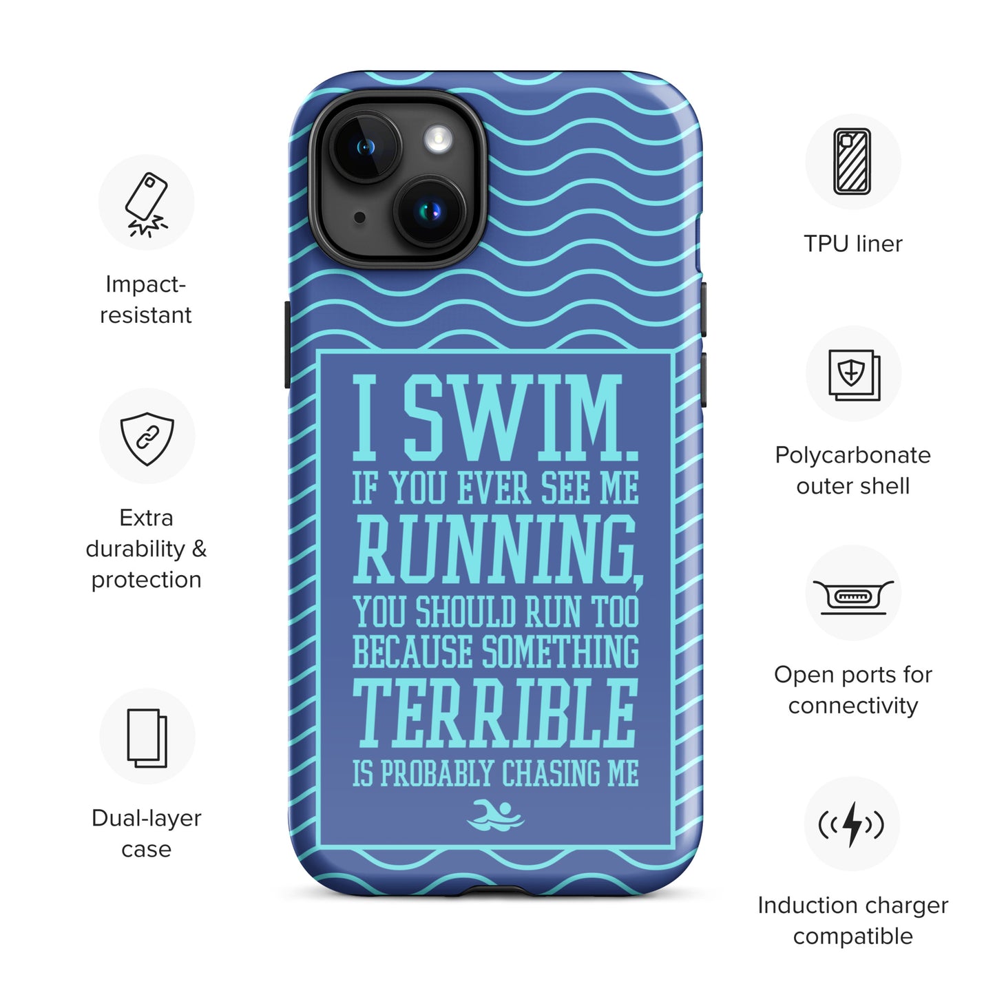 Swimmers Tough Case for iPhone® - TrendySwimmer