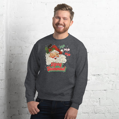 Merry Swimmas Retro Santa Unisex Sweatshirt - TrendySwimmer