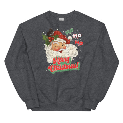 Swim Santa H2O Merry Christmas Unisex Sweatshirt - TrendySwimmer