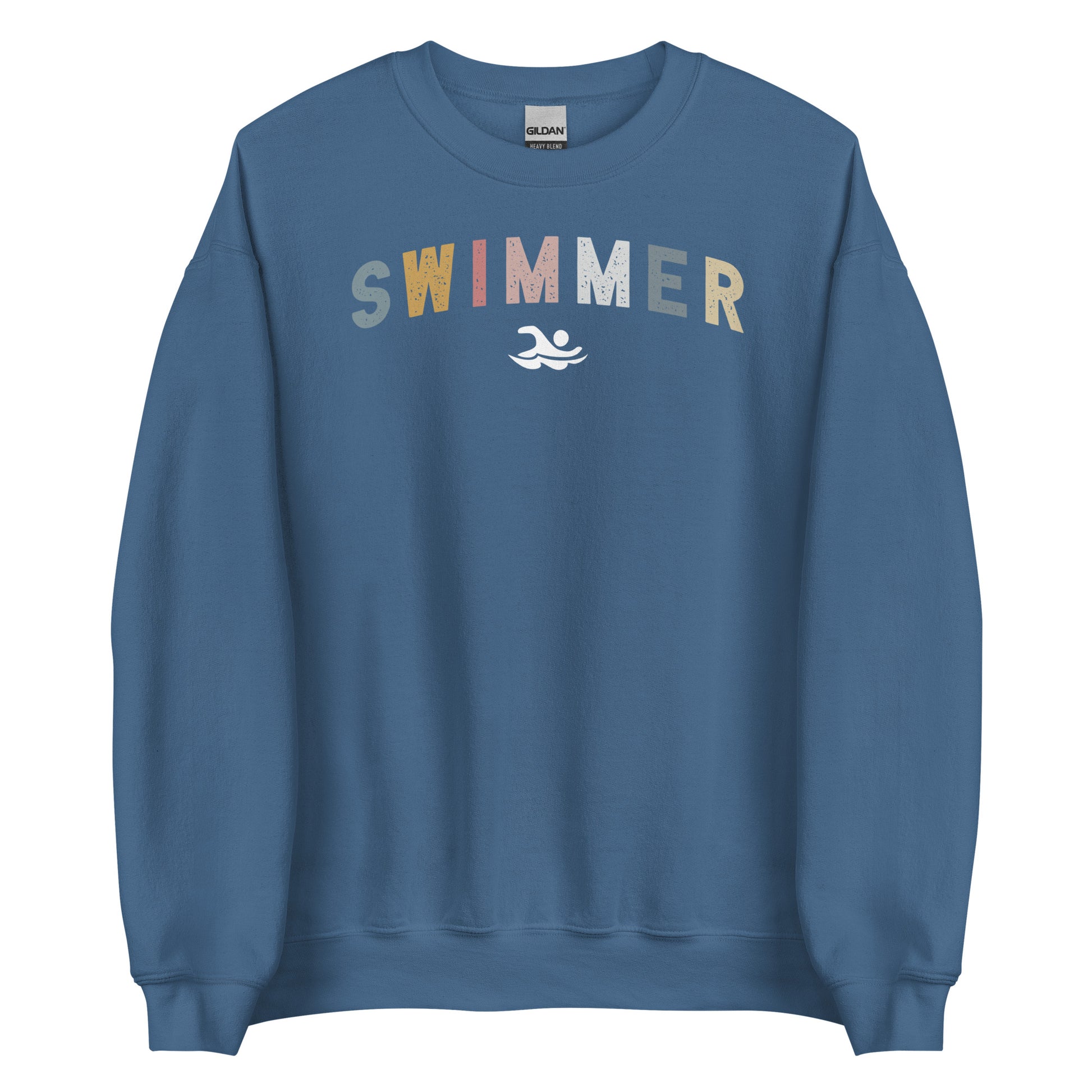Swimmer Retro Unisex Staple Crewneck Sweatshirt - TrendySwimmer
