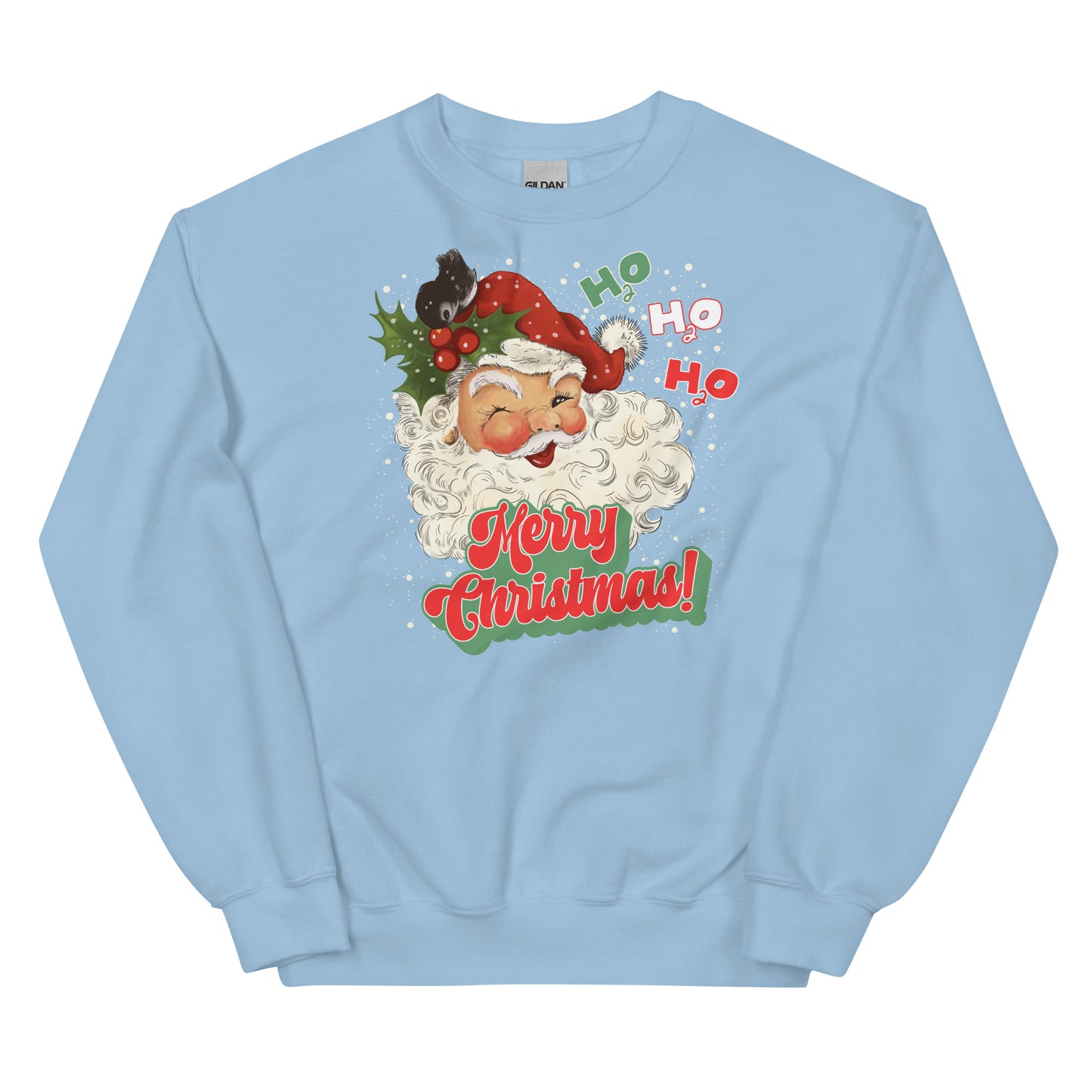 Swim Santa H2O Merry Christmas Unisex Sweatshirt - TrendySwimmer