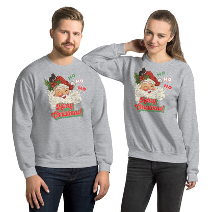 Swim Santa H2O Merry Christmas Unisex Sweatshirt - TrendySwimmer