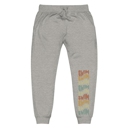 Swimmers Fleece Jogger Sweatpants Swim Retro