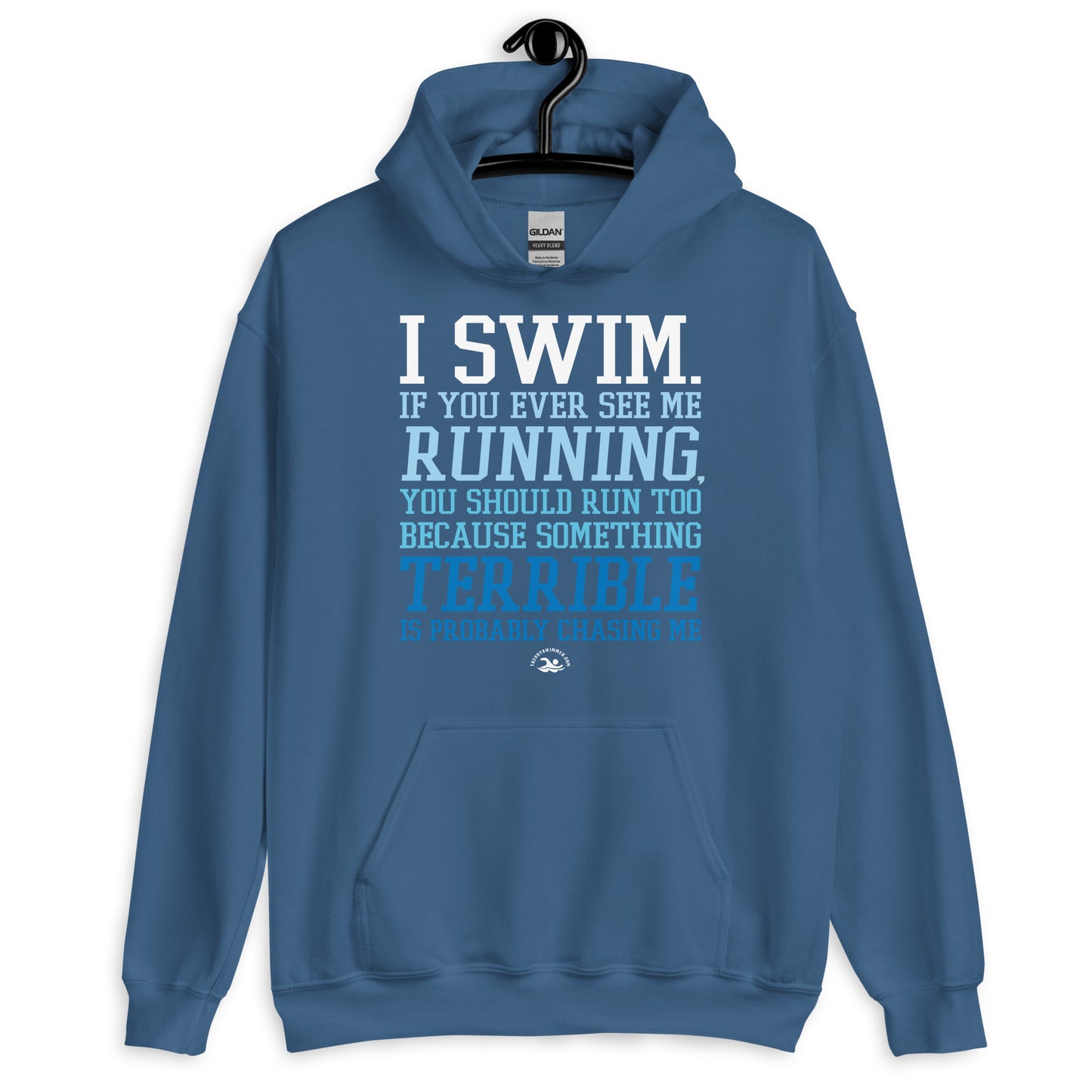 I Swim If You Ever See Me Running Unisex Hoodie - TrendySwimmer