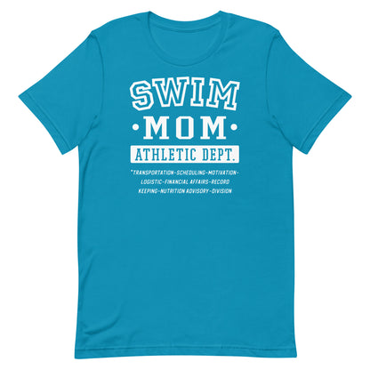 Swim Mom Athletic Dept Jobs T Shirt