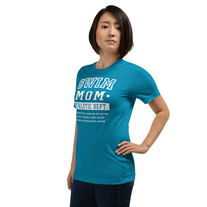 Swim Mom Athletic Dept Jobs T Shirt