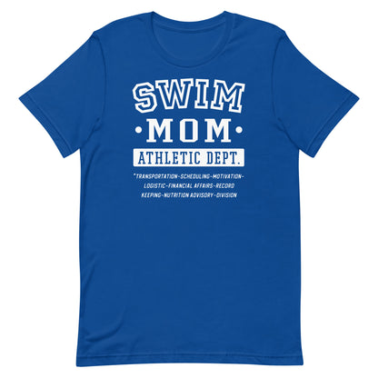 Swim Mom Athletic Dept Jobs T Shirt