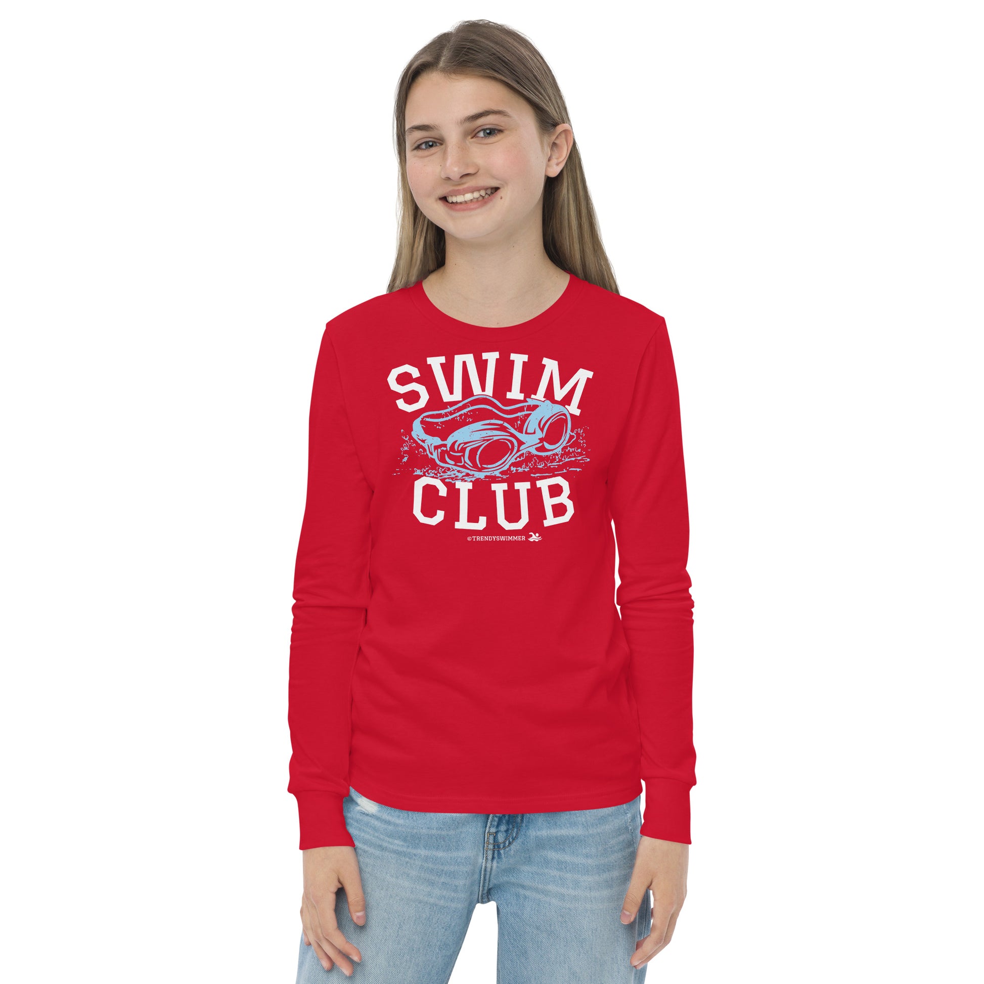 Swim Club Youth Long Sleeve Tee - TrendySwimmer