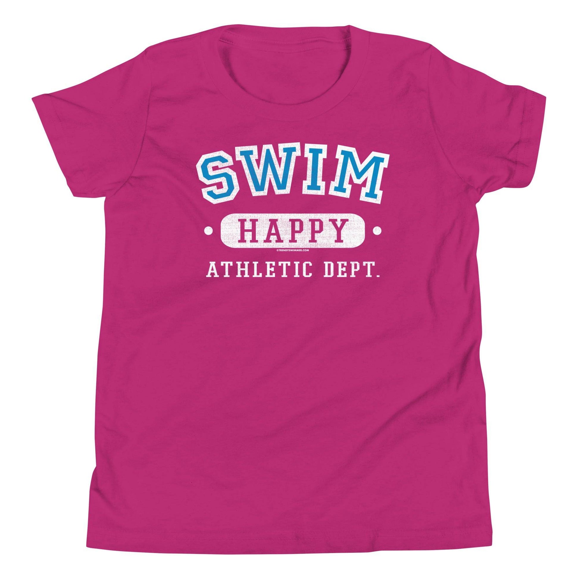 Swim Happy Youth Swimmer T Shirt - TrendySwimmer