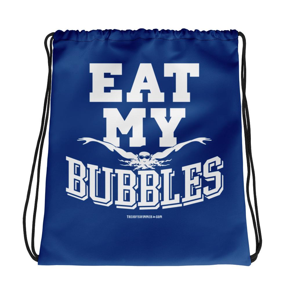 Eat My Bubbles Swim Drawstring Bag Bags TrendySwimmer 