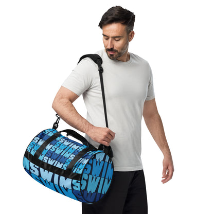 Swimmer All-Over Print Gym Bag