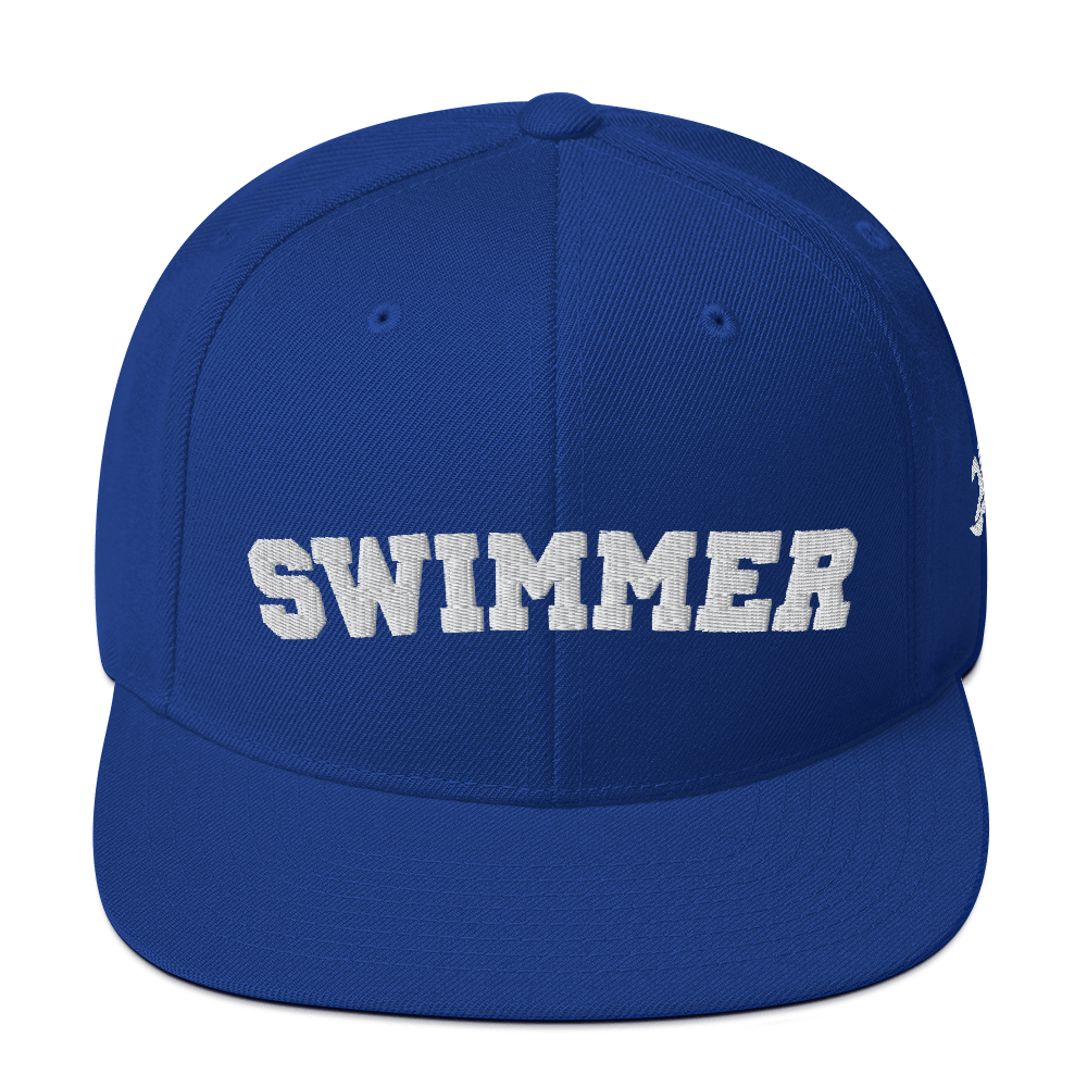Swimmer Snapback Classic Embroidered Cap