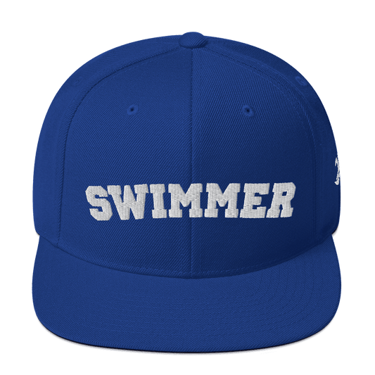 Swimmer Snapback Classic Embroidered Cap - TrendySwimmer