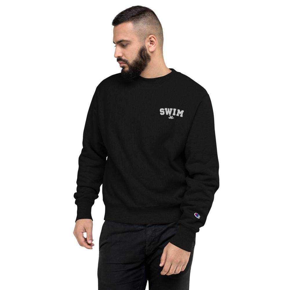 Swim Embroidered Champion Crew Sweatshirt