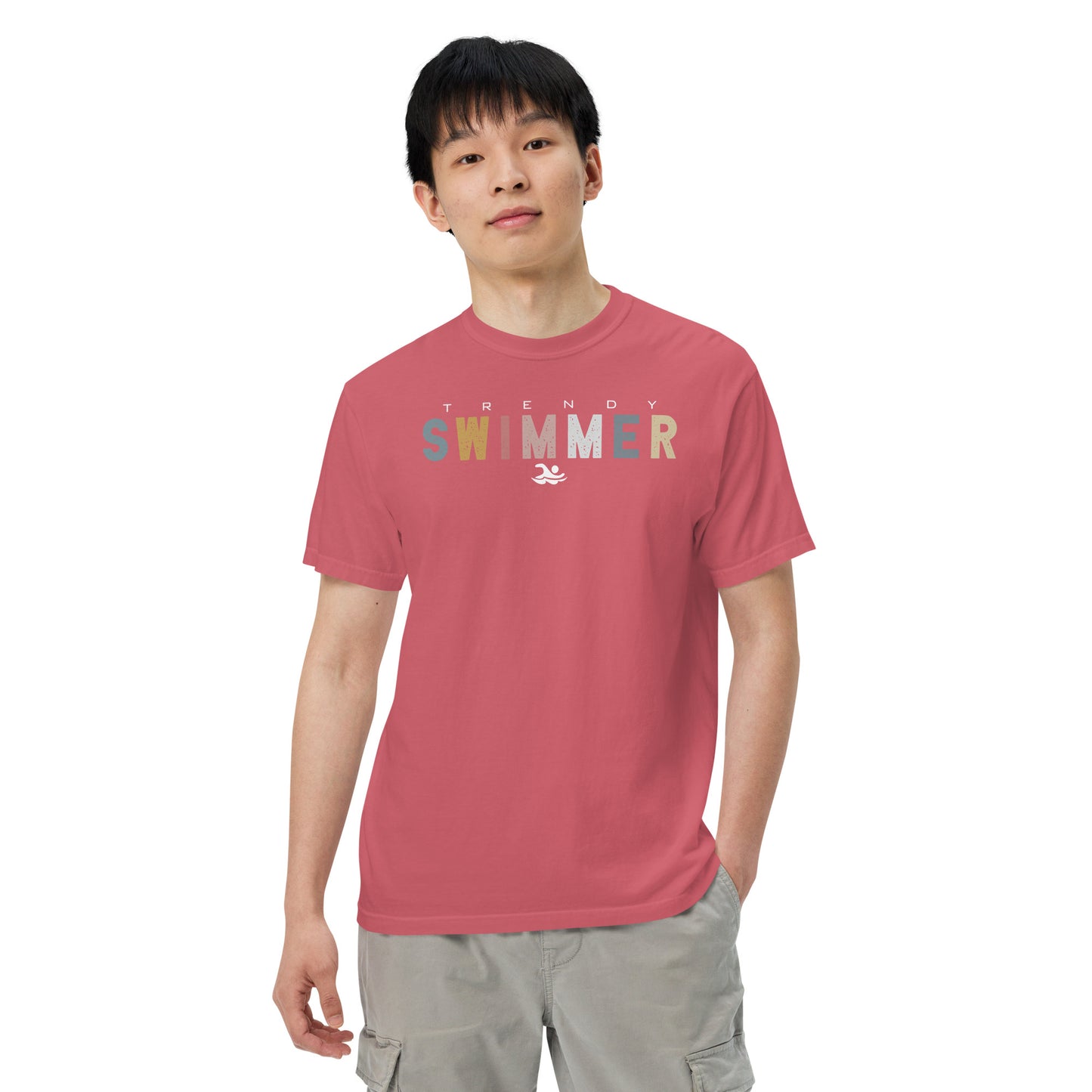 Trendy Swimmer Comfort Colors Heavyweight T Shirt