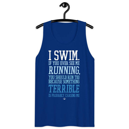 Swimmer Men’s Premium Tank Top - TrendySwimmer