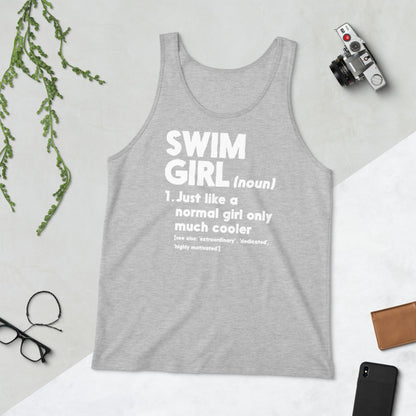 Swim Girl Tank Top Normal Only Cooler Definition