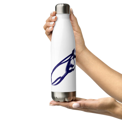 Swim Goggles - 17 oz Insulated Stainless Steel Water Bottle