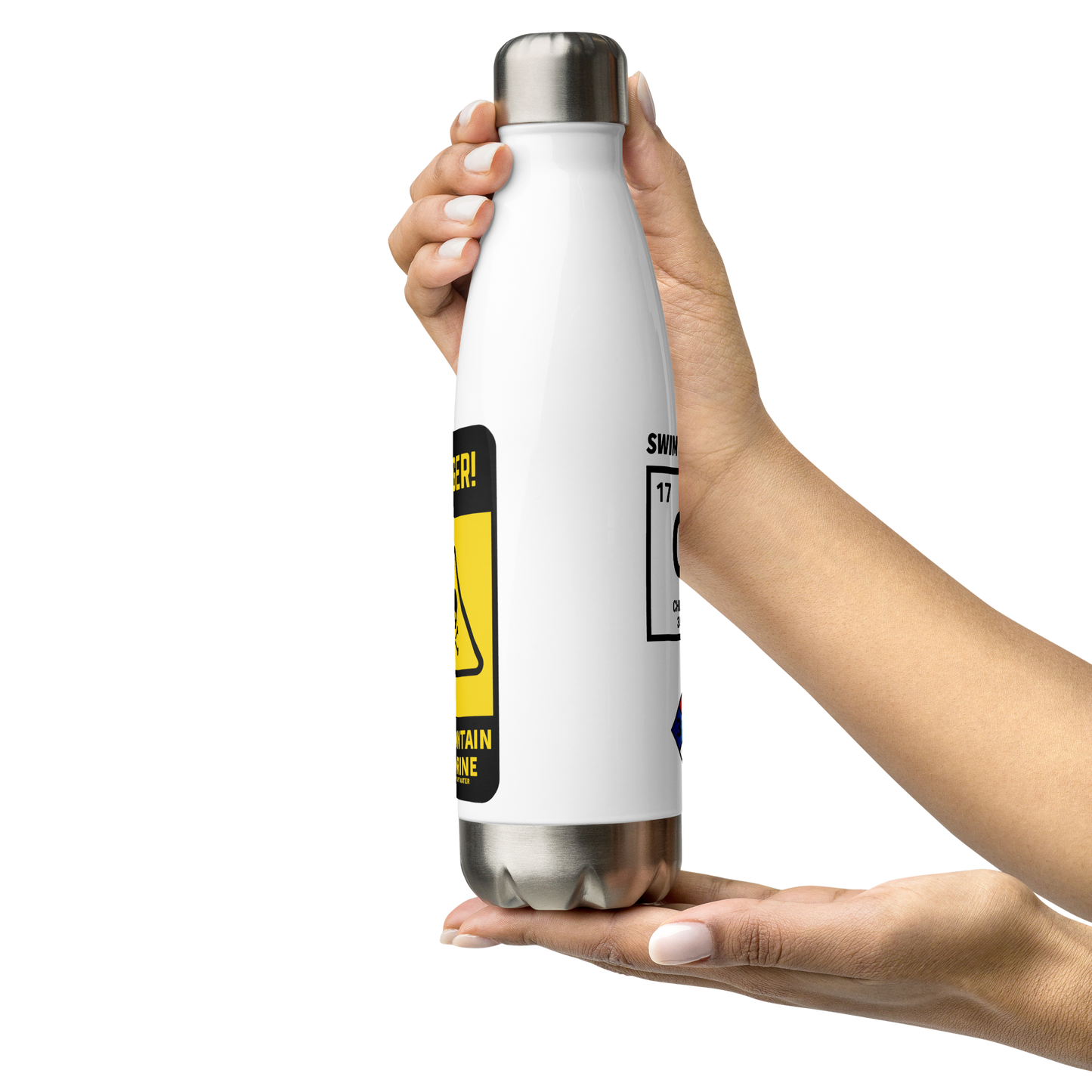 Chlorine Swim Fuel - 17 oz Stainless Steel Water Bottle