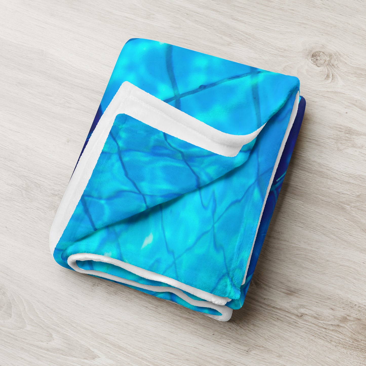 Swimmer Pool Tiles Printed 50 × 60 Throw Blanket - TrendySwimmer