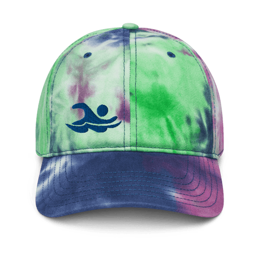 Embroidered Lil Trendie Tie Dye Swimmer Hat - TrendySwimmer