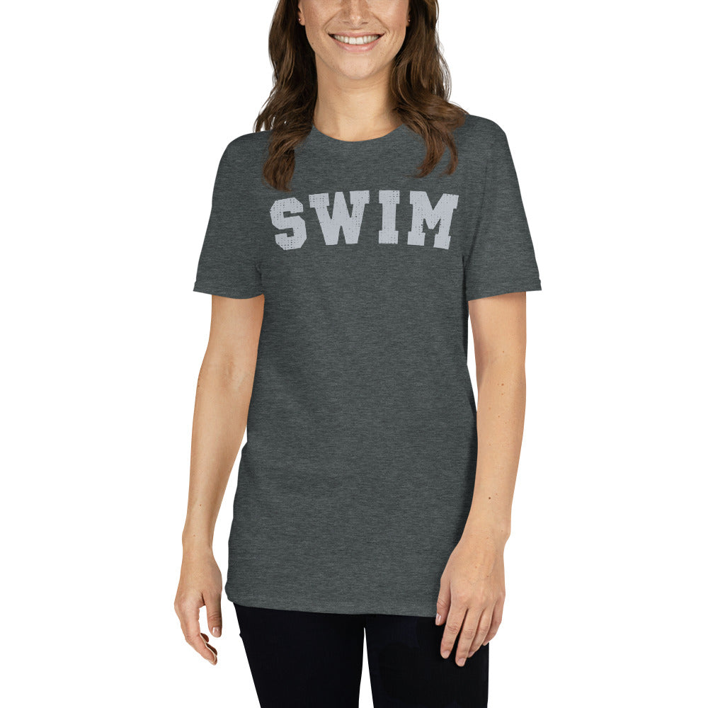 Swim Basic Athletic Unisex T Shirt - TrendySwimmer