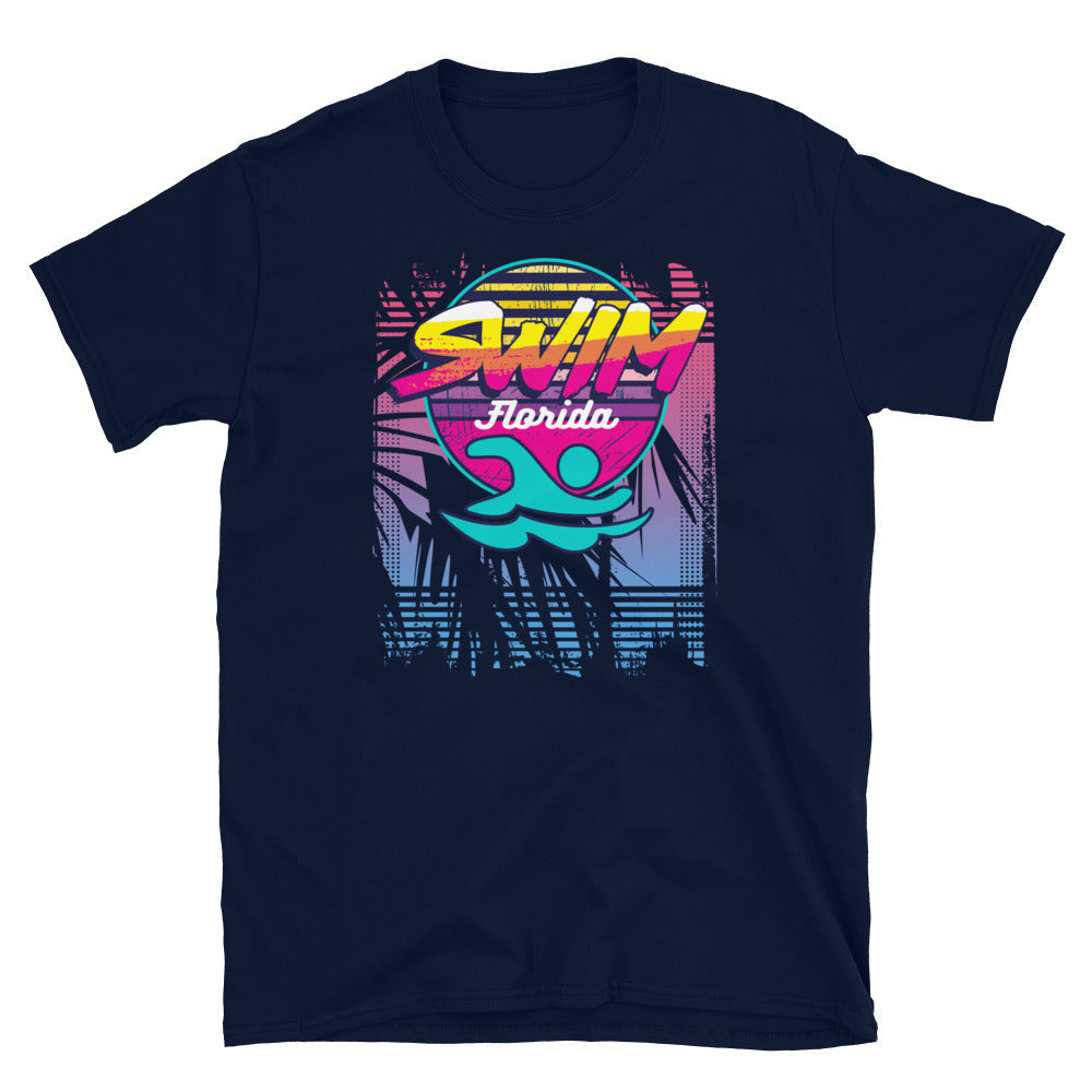 Retro Swim Florida 80s Unisex T-Shirt - TrendySwimmer