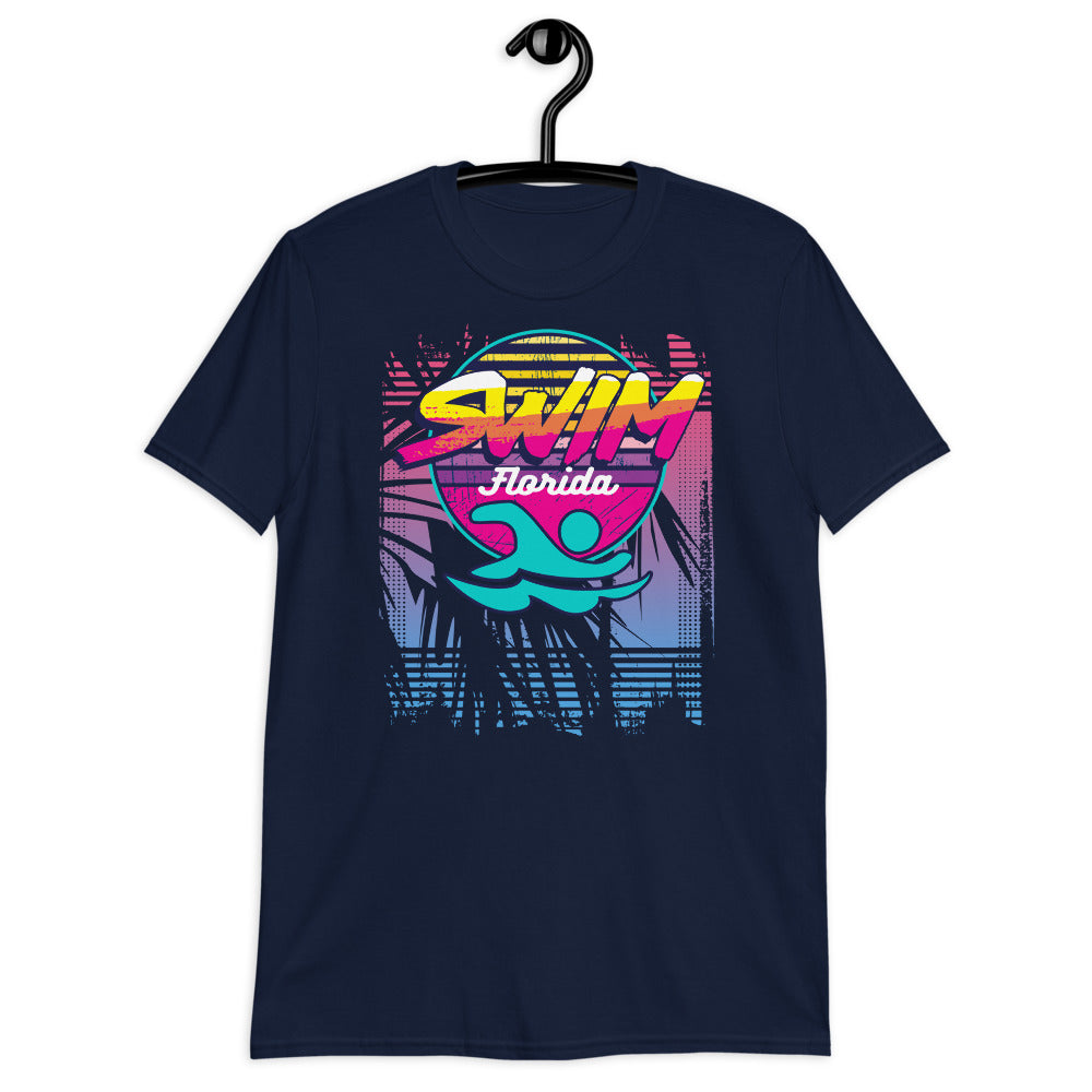 Retro Swim Florida 80s Unisex T-Shirt - TrendySwimmer