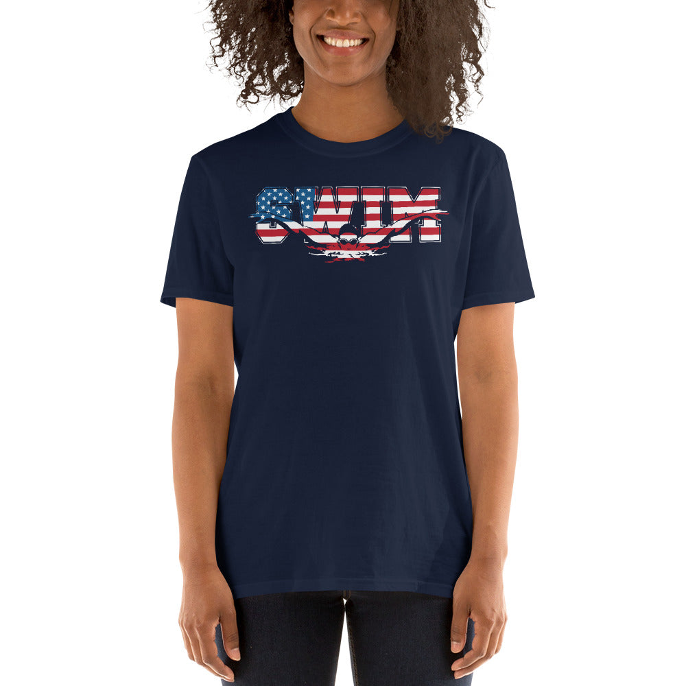 USA Swimmer Unisex T-Shirt - TrendySwimmer