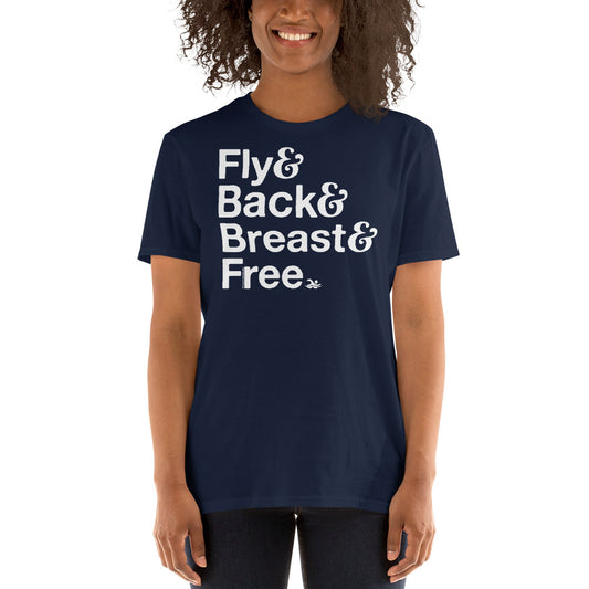 Fly Back Breast and Free IM T-Shirt